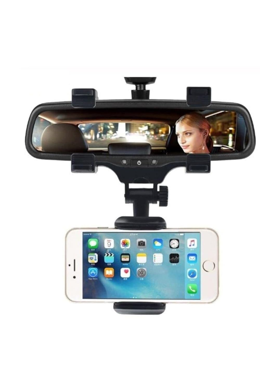 HEARTZ Tüm Cep Telefonları için Telefon Tutacağı Araç Araç Dikiz Aynası Montajı ile Size Hareket ve Görüş Kolaylığı Sağlar