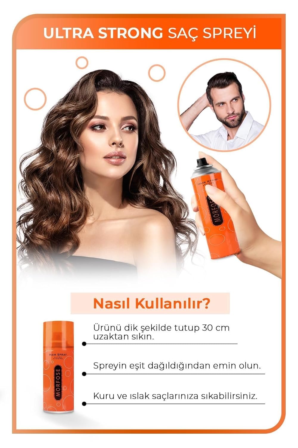 Morfose Ultra Strong 75 ml Saç Spreyi