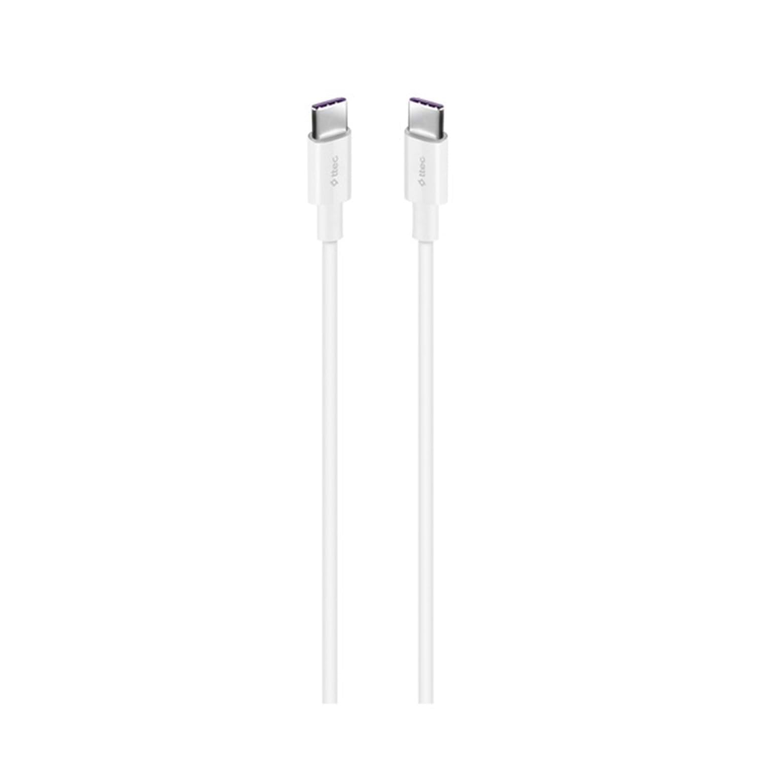 ttec USB-C - USB-C 150cm 100W PD/QC Hızlı Şarj/Data Kablosu