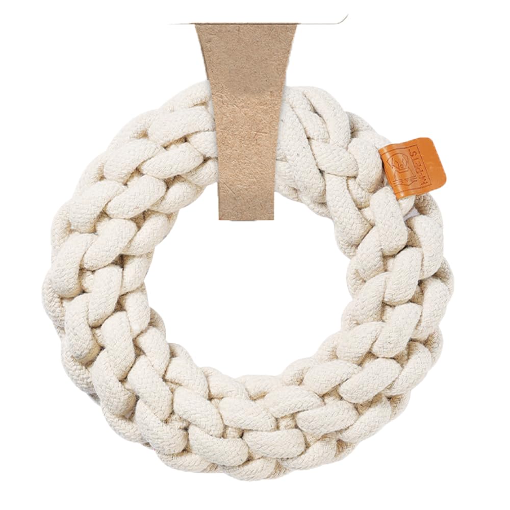 M-PETS COTO WHITE RING 18CM ÖRGÜ HALKA OYUNCAK
