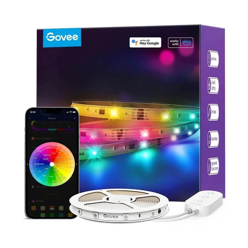 Govee RGBIC Wifi+ Bt LED Şerit (10 M)
