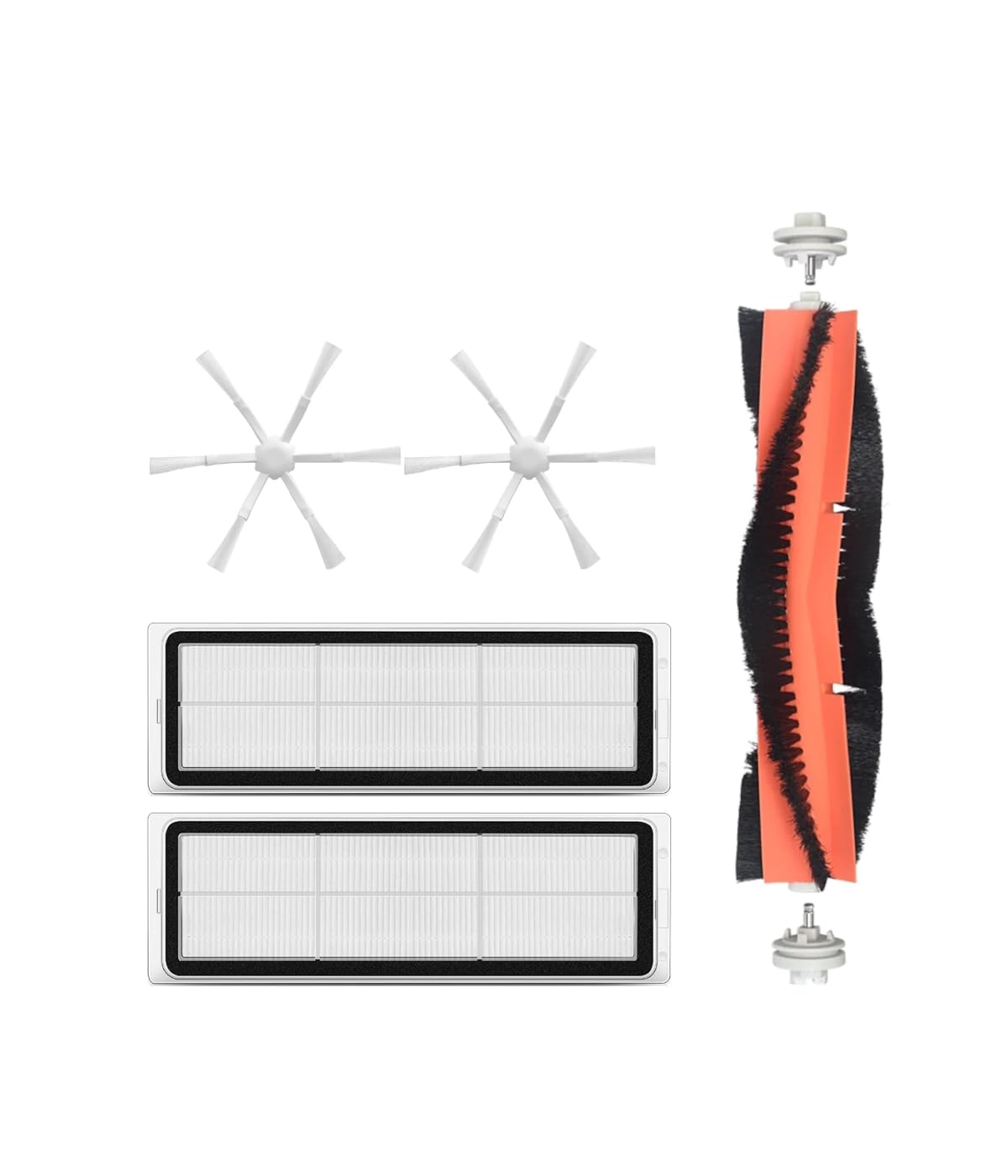 robotyedek, Vacuum Mop 2 STYTJ03ZHM Xiaomi Uyumlu Mopsuz Fırça Hepa Filtre Seti-5 Parça