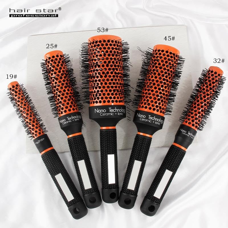 Valkyrie 25mm Nano Teknoloji Seramik + İyonik Termal Fön Saç Fırçası Salon Tipi Profesyonel