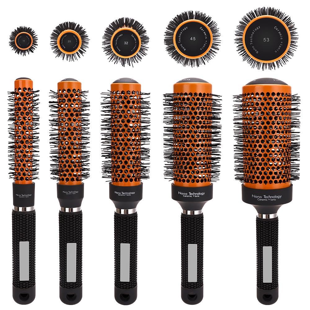Valkyrie 25mm Nano Teknoloji Seramik + İyonik Termal Fön Saç Fırçası Salon Tipi Profesyonel