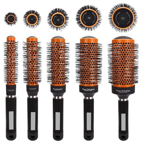 Valkyrie 25mm Nano Teknoloji Seramik + İyonik Termal Fön Saç Fırçası Salon Tipi Profesyonel