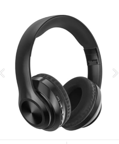P68 Katlanabilir Bluetooth Kablosuz Kulak Üstü Stereo Wireless Aux Girişli Mikrafonlu Extra Bass Kulaklık Siyah