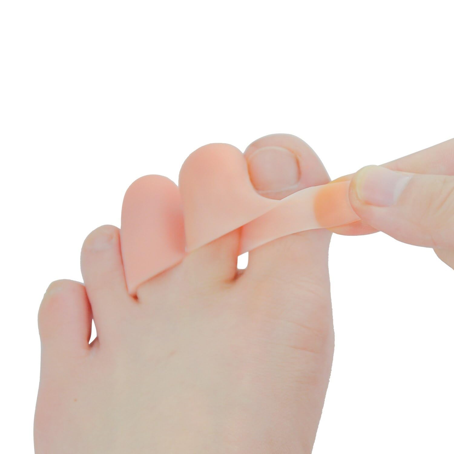 BUNYON Ayak Serçe Parmak Orta Parmak Yüzük Parmak Koruyucu Silikon Hortum Tırnak Batması Kemik Koruyucu
