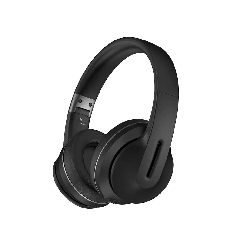 teknosepetim Bluetoohtlu Kulaklık Şık Tasarım Extra Bass Katlanır Kablosuz Kulaklık 5.1 Bt Yüksek Bass Air Stereo Max (siyah)
