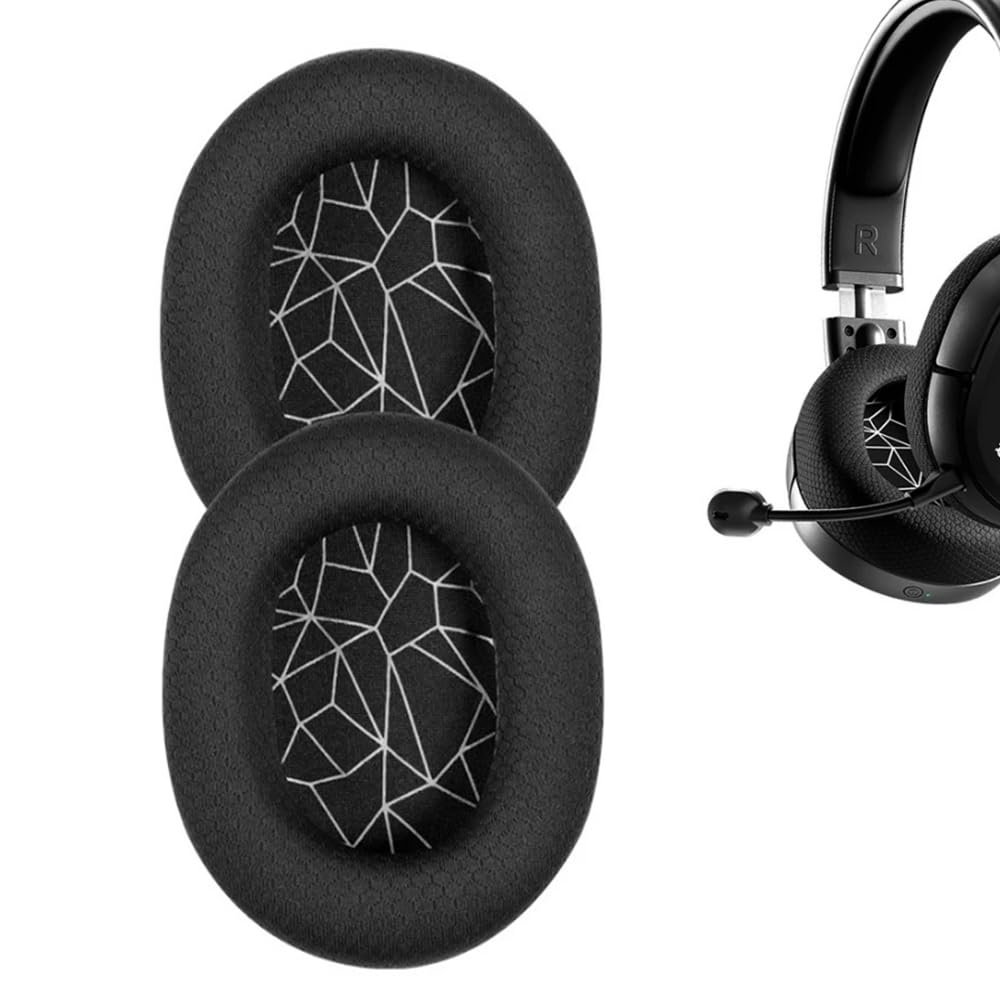 Arctis5 yedek kulak yastığı, SteelSeries Arctis 1, 3, 5, 7 Pro için, kablosuz oyun kulaklığı, yumuşak hafızalı köpük, kulak yastığı, kulak koruyucu, kumaş kulak yastığı, onarım parçası