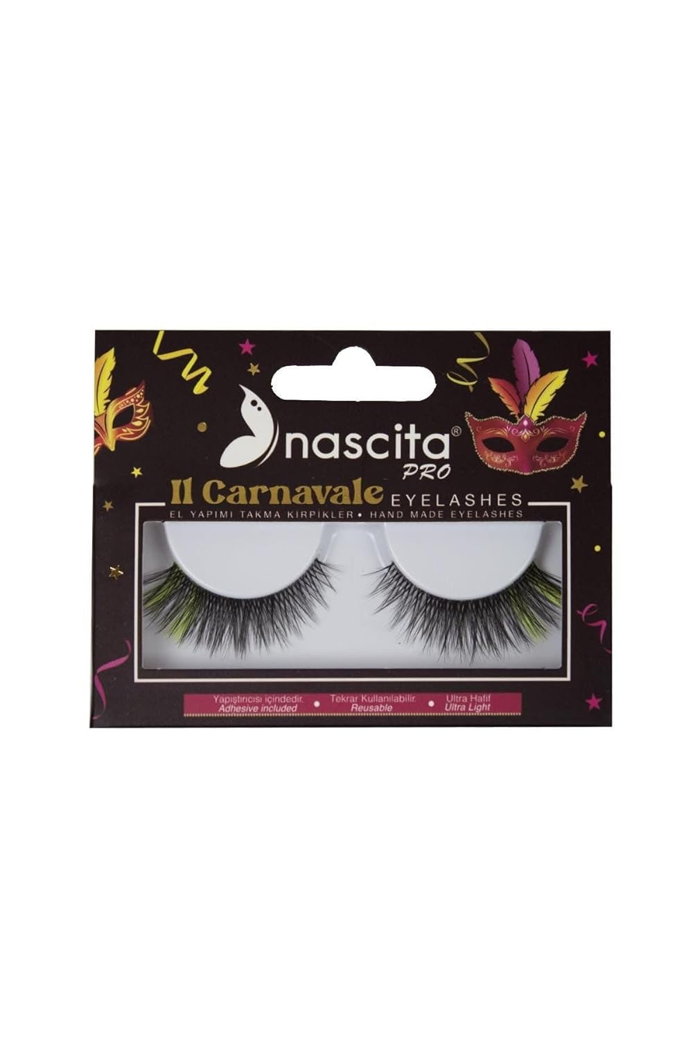 Nascita Carnavale Serisi Renkli Takma Kirpik - 130