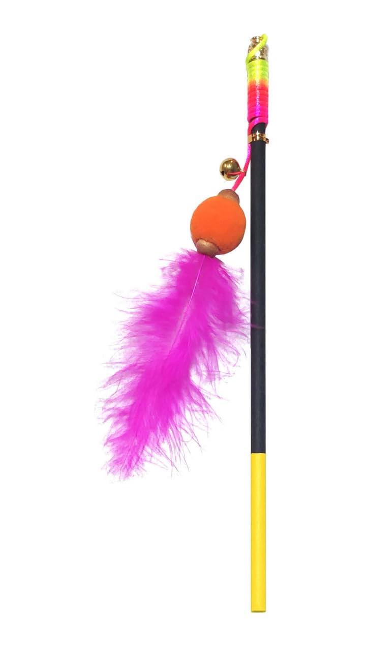 Felis Toys Ponponlu Zilli Kedi Oltası EKO karışık felisNM59