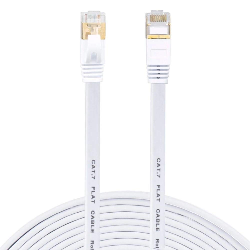 Ancheyn Cat7 Ethernet RJ45 Modem İnternet Kablosu 10 Gbps 600 Mhz Flat Kablo 5 Metre 4259