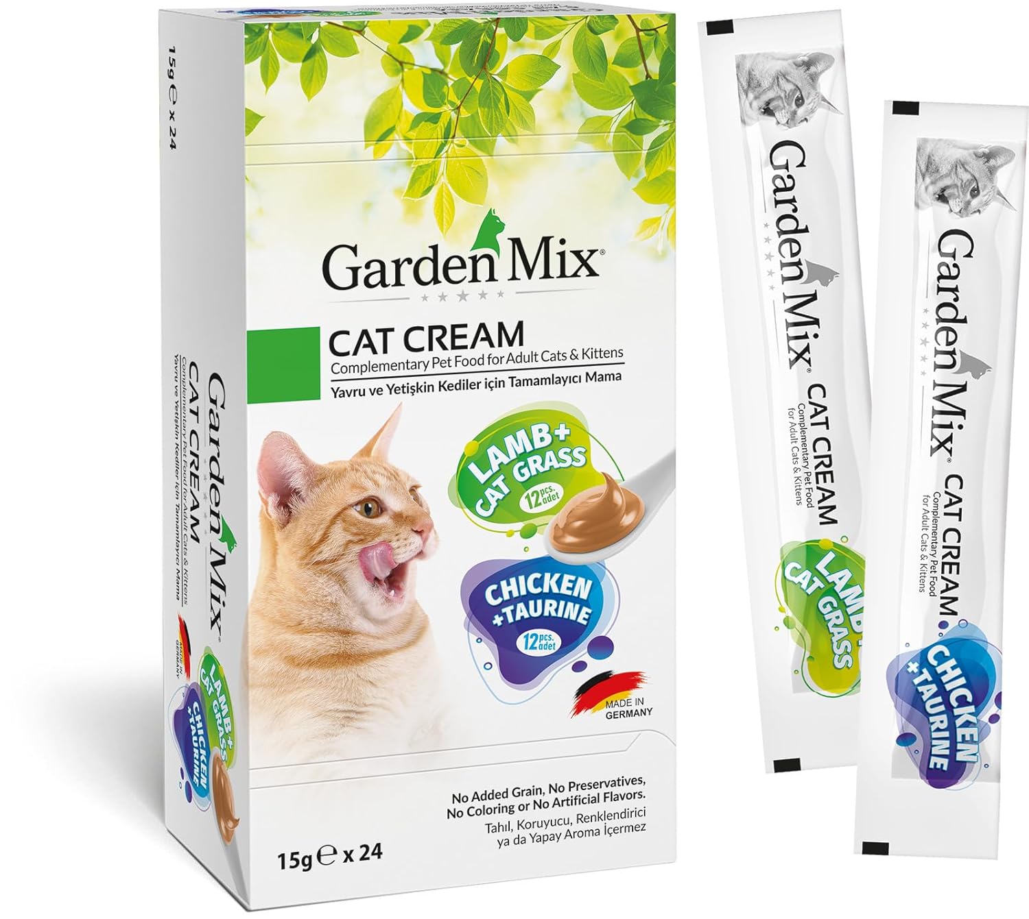 Garden Mix Kedi Kremasi Xxl Tavuk+Kuzu 15Gr*24