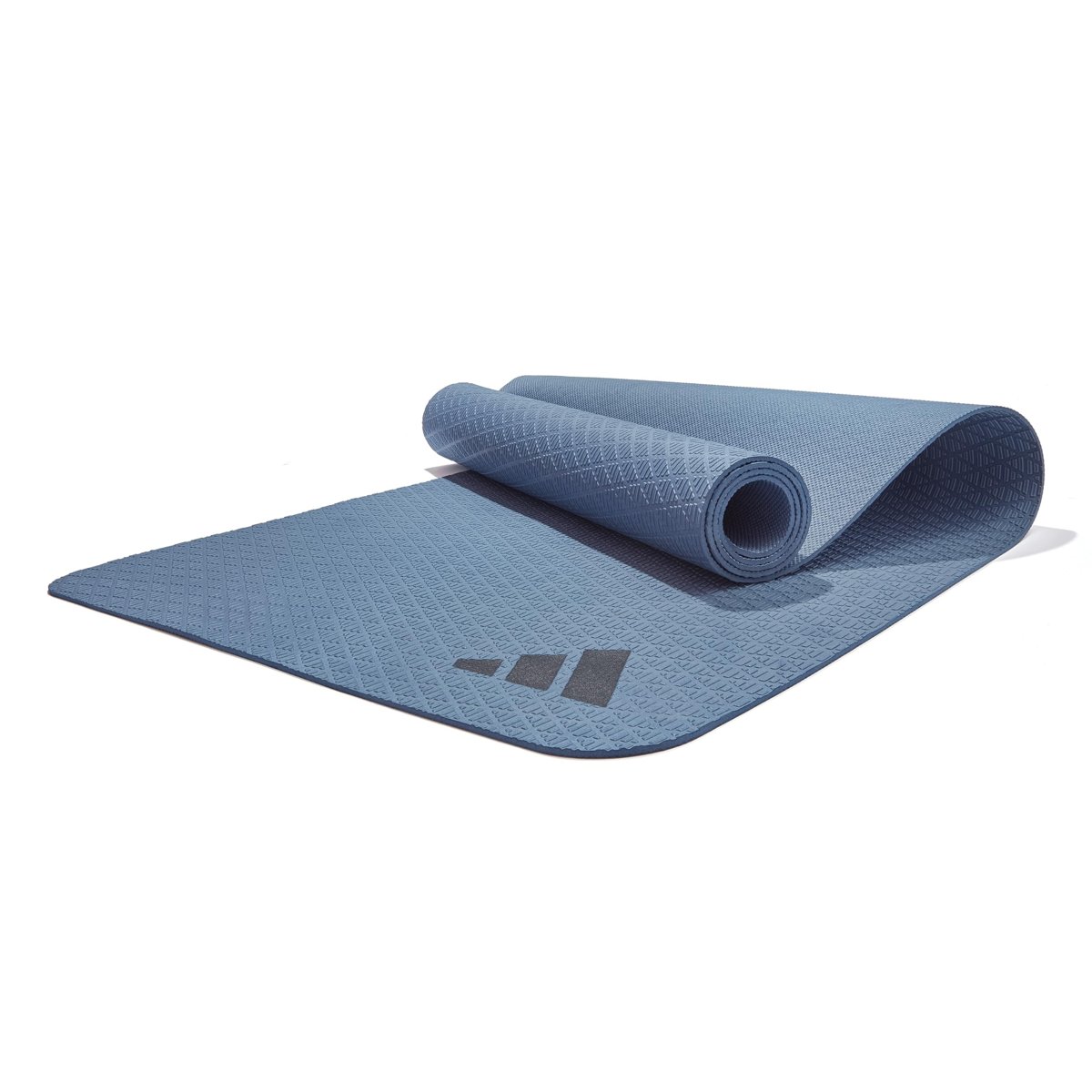 Adidas Yoga Matı 4 mm – Yoga Matı%50 Geri Dönüşümlü Malzemeden PVC İçermez – Kaymaz ve Dokulu Yüzey (176 x 61 cm) Yoga için Mükemmel Kavrama (Preloved Ink)