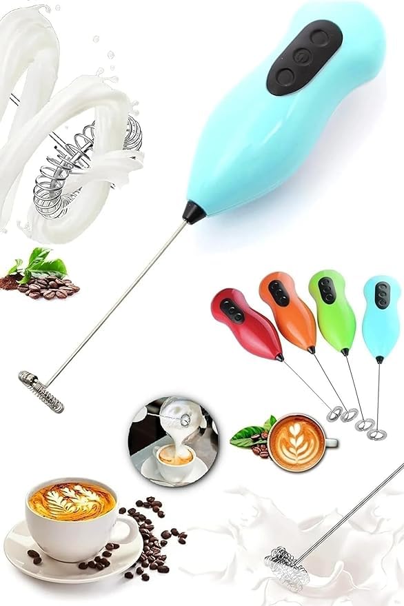 Jouis Süt Köpürtücü Kahve Öğütücü ve Karıştırıcı Mikser, Süt Köpürtücü Mini Mikser