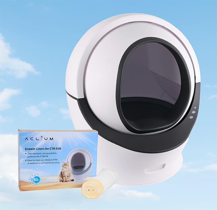 Aclium Otomatik Kedi Tuvaleti 64x64x72 cm