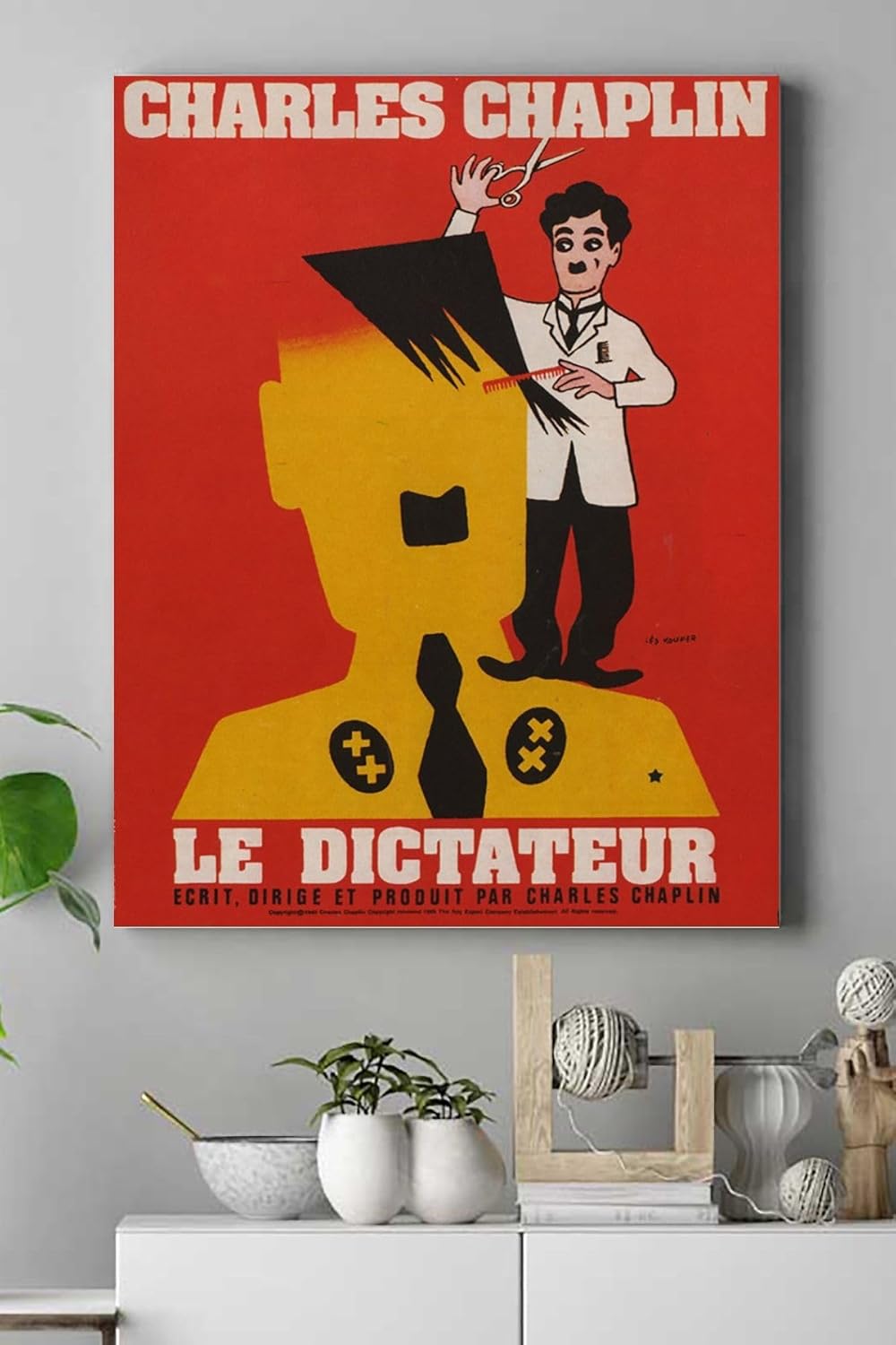 Postermanya (pster16115) The Great Dictator Film Afişi Kanvas Tablo 50 x 70
