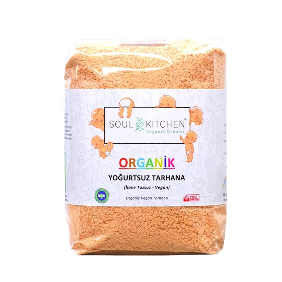 Soul Kitchen Organik Yoğurtsuz Tarhana 250gr (Vegan) (İlave Tuzsuz)