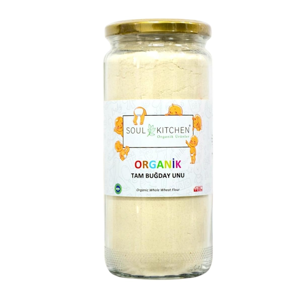 Soul Kitchen Organik Tam Buğday Unu cam 250gr