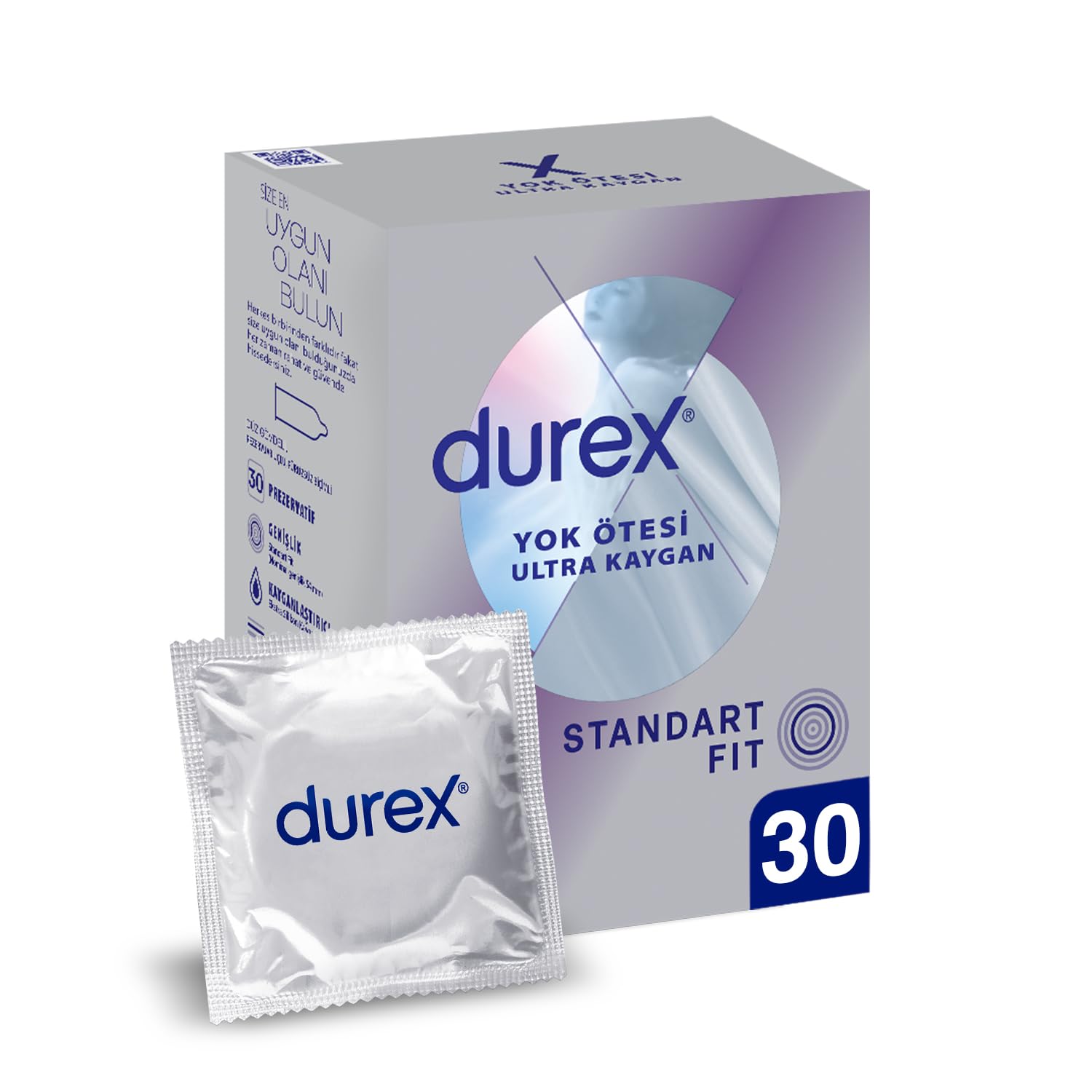 Durex Yok Ötesi Ultra Kaygan İnce Prezervatif 30'lu