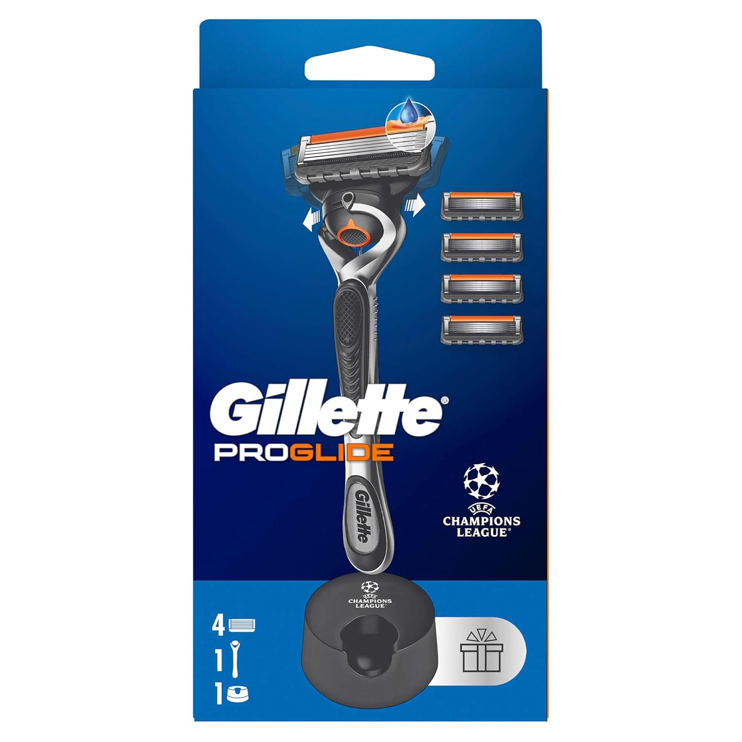 Gillette PROGLIDE MNL H 4 Stand Sanity Tıraş Makinesi Siyah