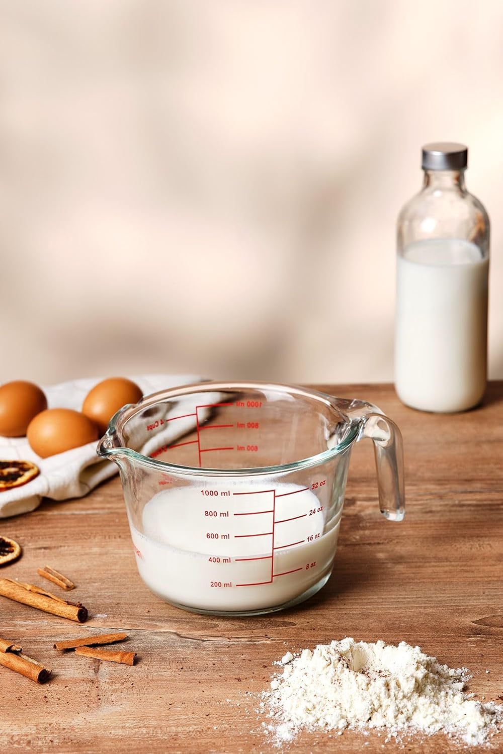 Emsan Iko 1.0 Litre Borosilikat Ölçü Kabı