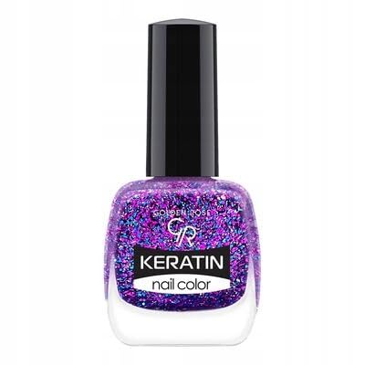 Golden Rose Keratin Nail Color Glitter No:414 - Oje