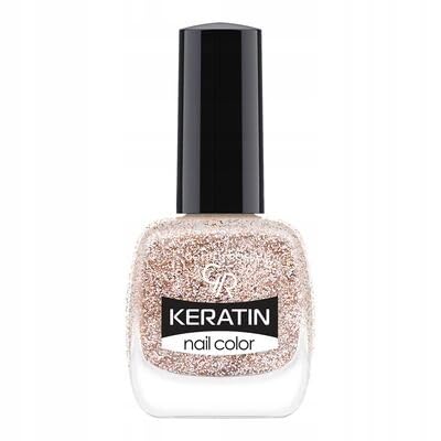 Golden Rose Keratin Nail Color Glitter No:404 - Oje