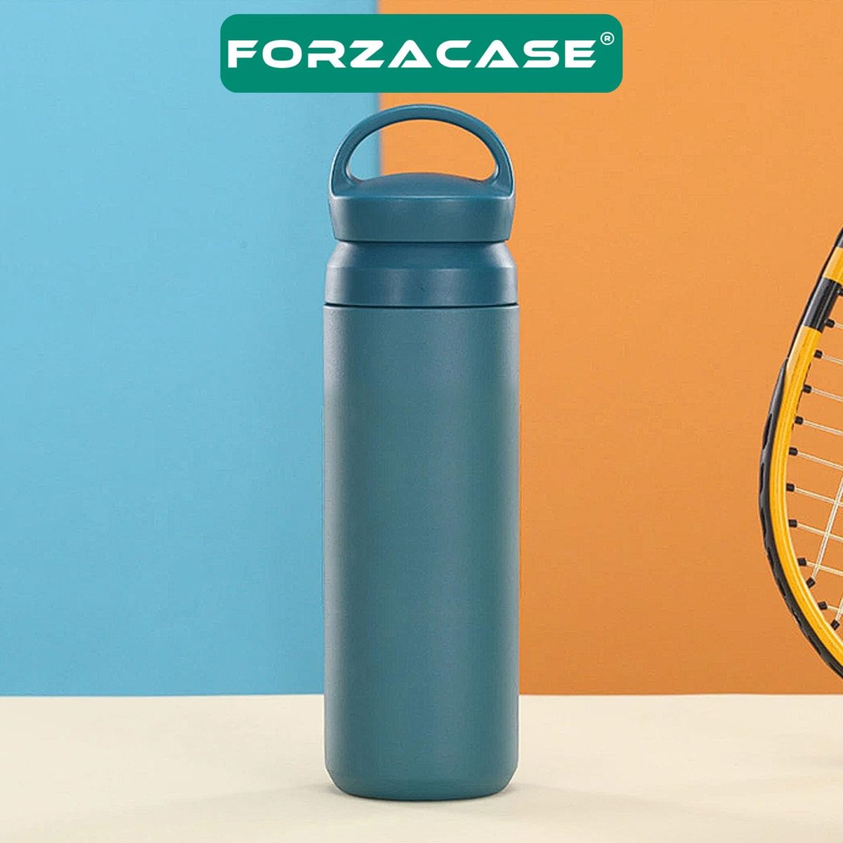 Japon Tarzı Paslanmaz Çelik 500 ml Sıcak Soğuk Tutan Çay Kahve Su El Termosu - FC431 (Siyah)