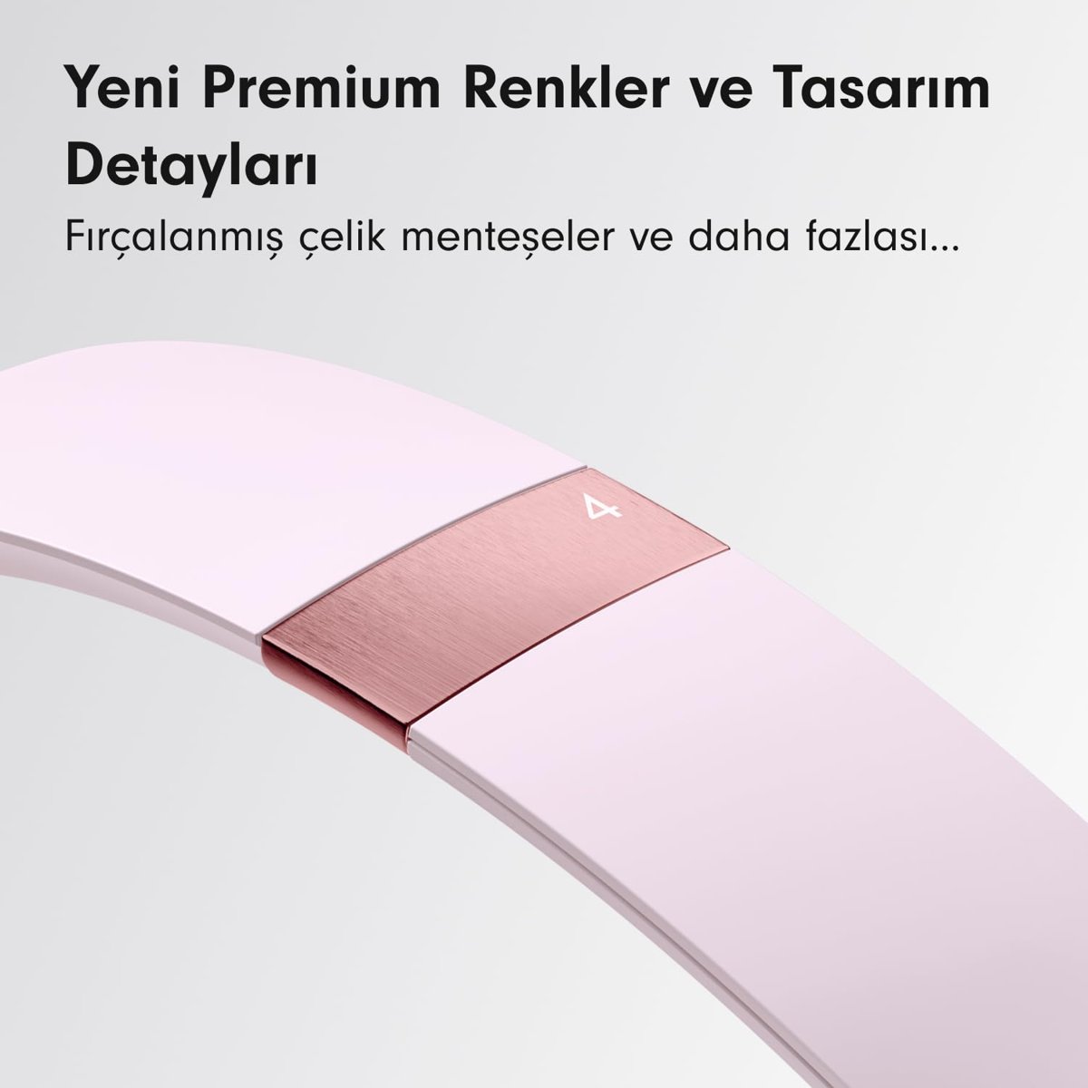 Beats Solo 4 — Kablosuz Kulak Üstü Kulaklık – Ultra Hafif Ergonomik Tasarım, Apple ve Android ile Uyumlu, Bluetooth®, Dahili Mikrofon, 50 Saate Kadar Dinleme Süresi - Bulut Pembesi