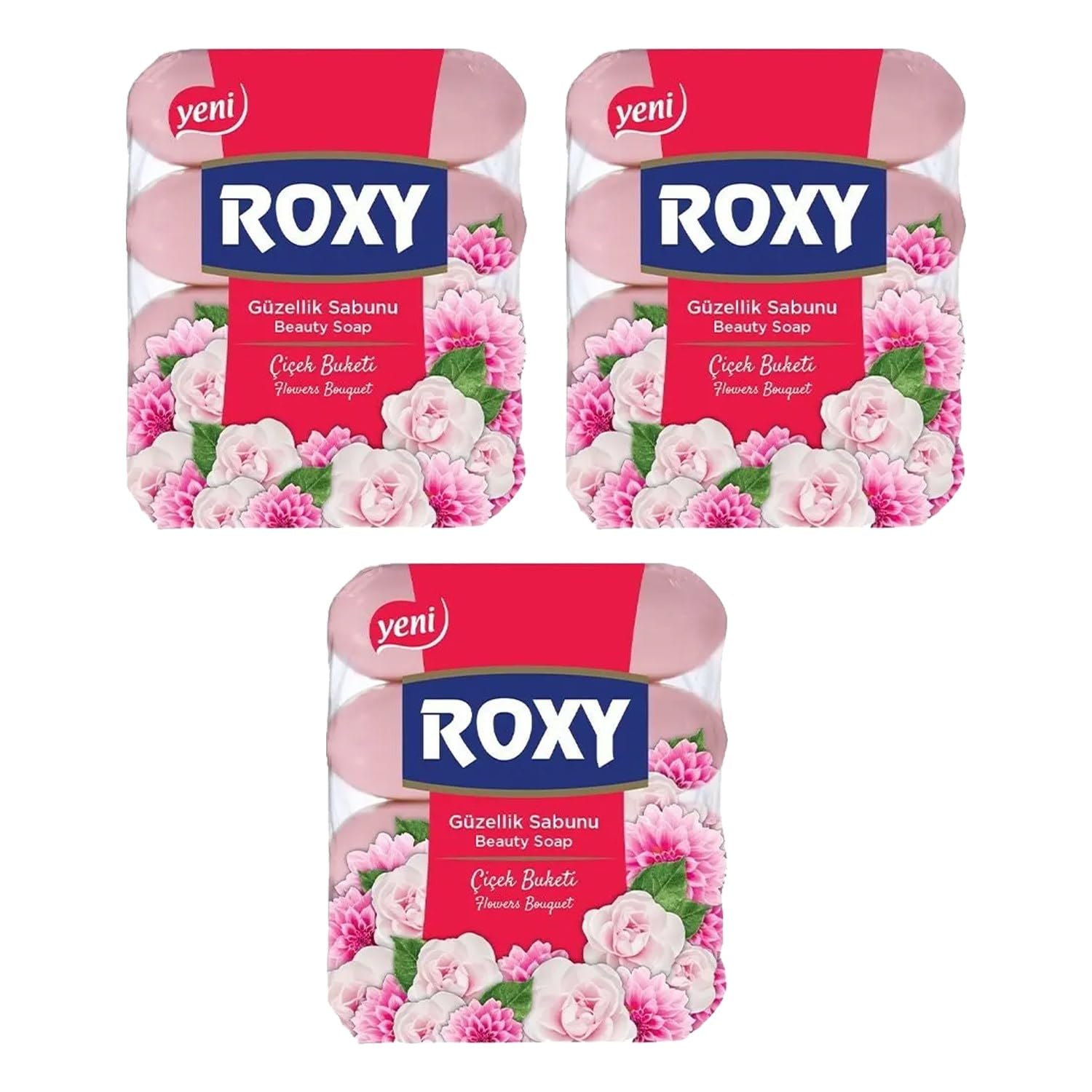 Dalan Roxy Güzellik Sabunu Gül 4x70 gr x 3 Adet