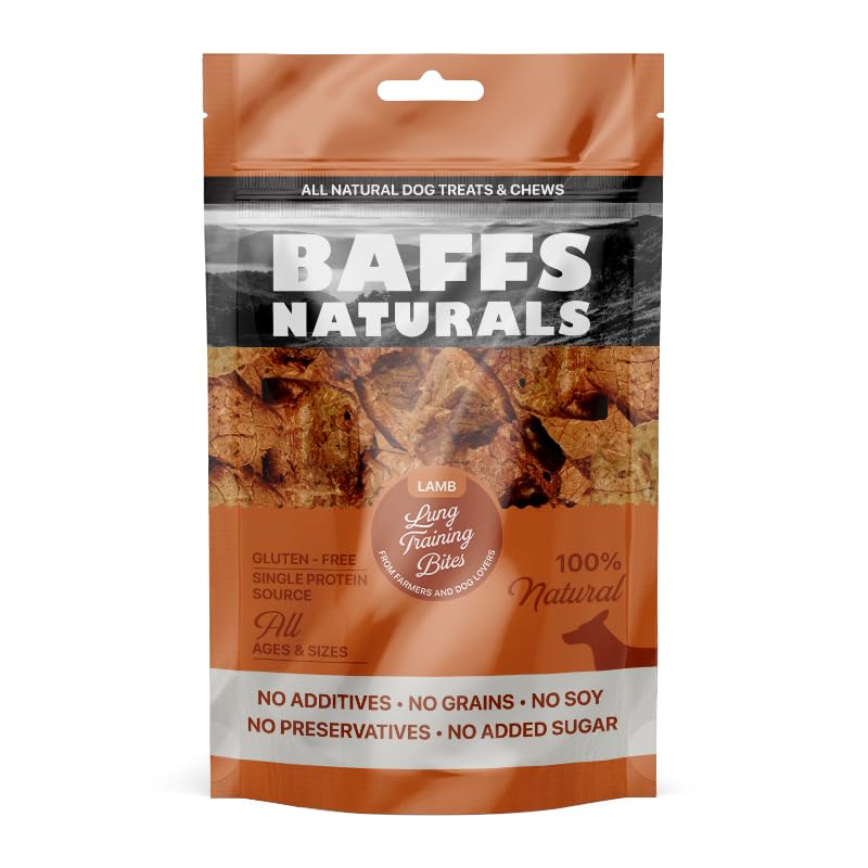 Baffs Naturals Kuzu Mini Ciğer Eğitim Ödülü 100% Doğal Köpek Ödül Maması 100 gr (100 Gr x 1 Adet)