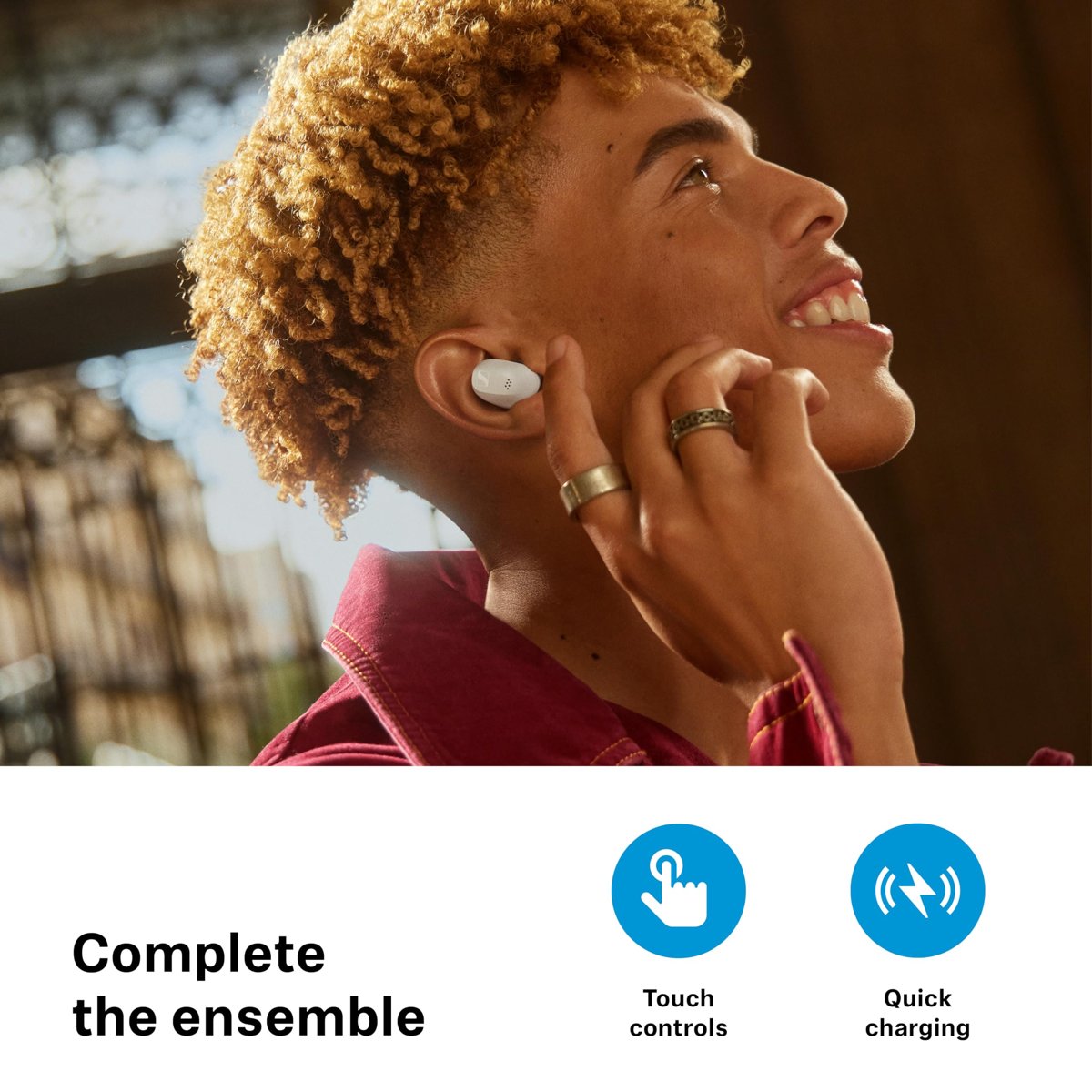 Sennheiser Accentum True Wireless Kulak İçi Kulaklık (Beyaz)