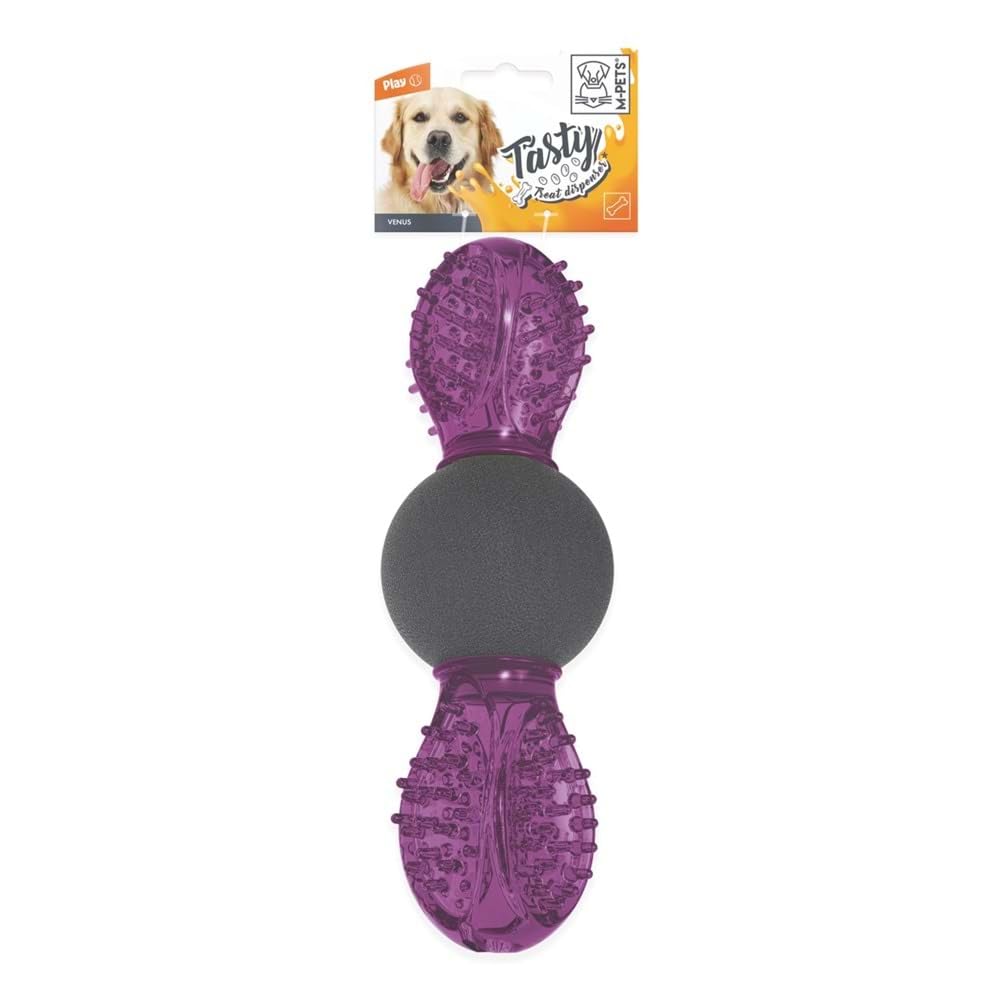 M-PETS URANUS ÖDÜL HAZNELİ KAUÇUK OYUNCAK PURPLE