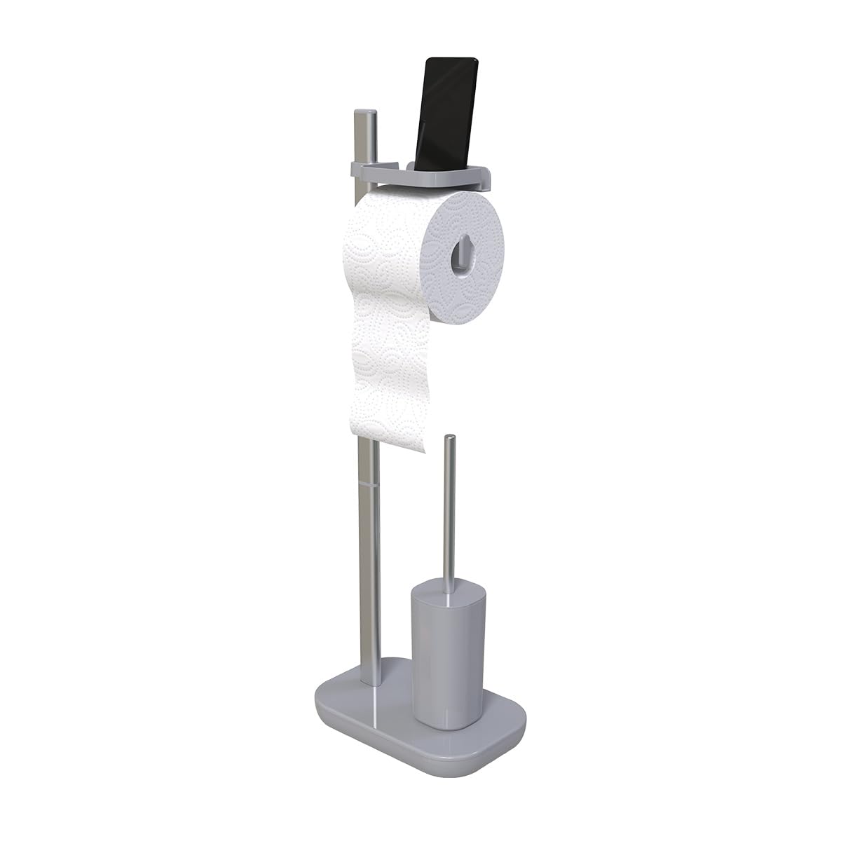 Primanova Suı Tuvalet Kağıtlık Tuvalet Fırçalı-Gri M-E75T-07