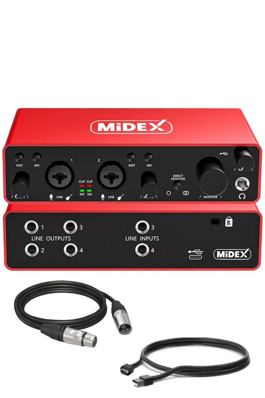 Midex GLX-900 Usb Stüdyo Ses Kartı