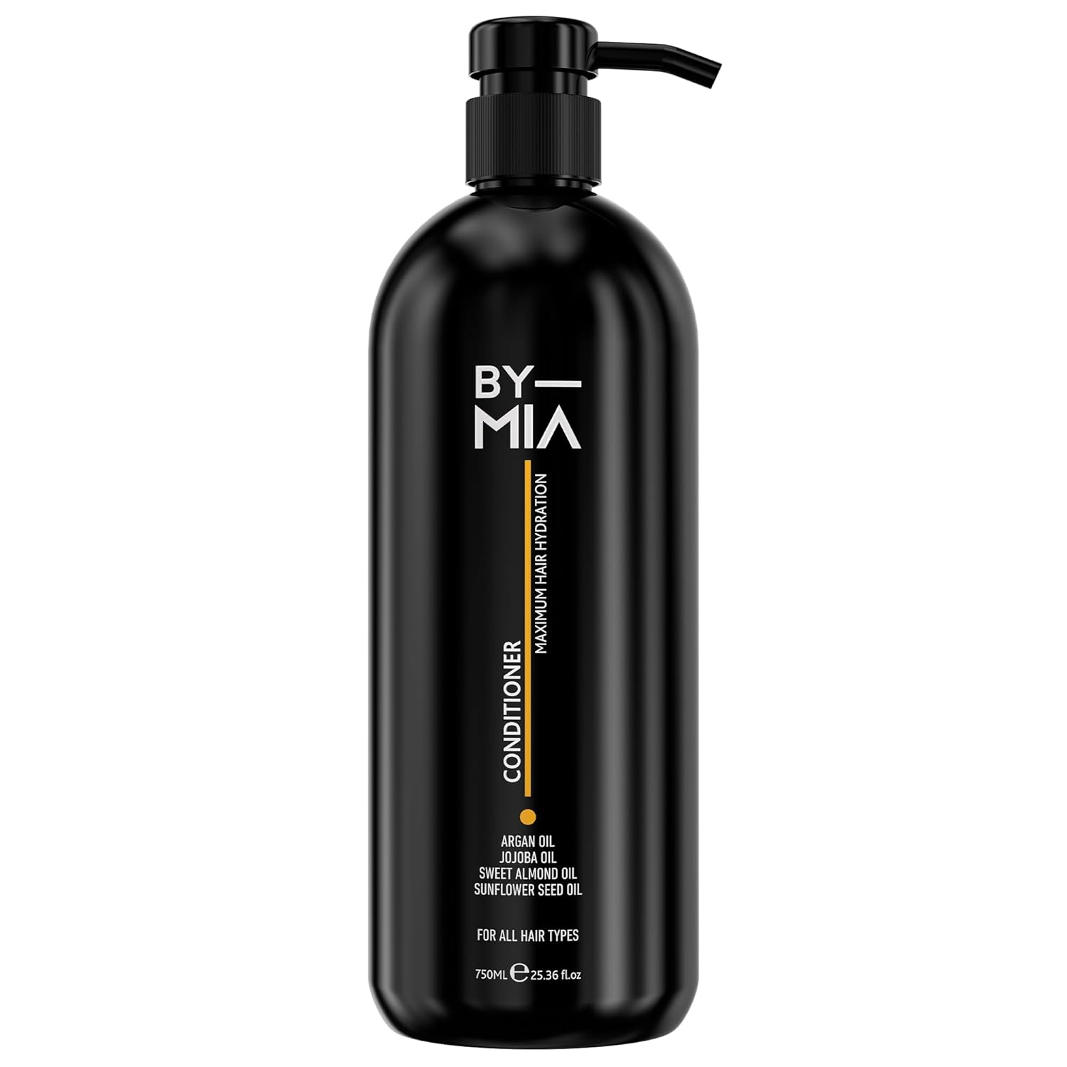 BY MIA Onarıcı ve Koruyucu Saç Bakım Kremi 750ml | Argan Yağı, Jojoba Yağı, Tatlı Badem Yağı, Ayçiçeği Tohumu Yağı İçerir | Maksimum Nem | Daha Parlak Saçlar