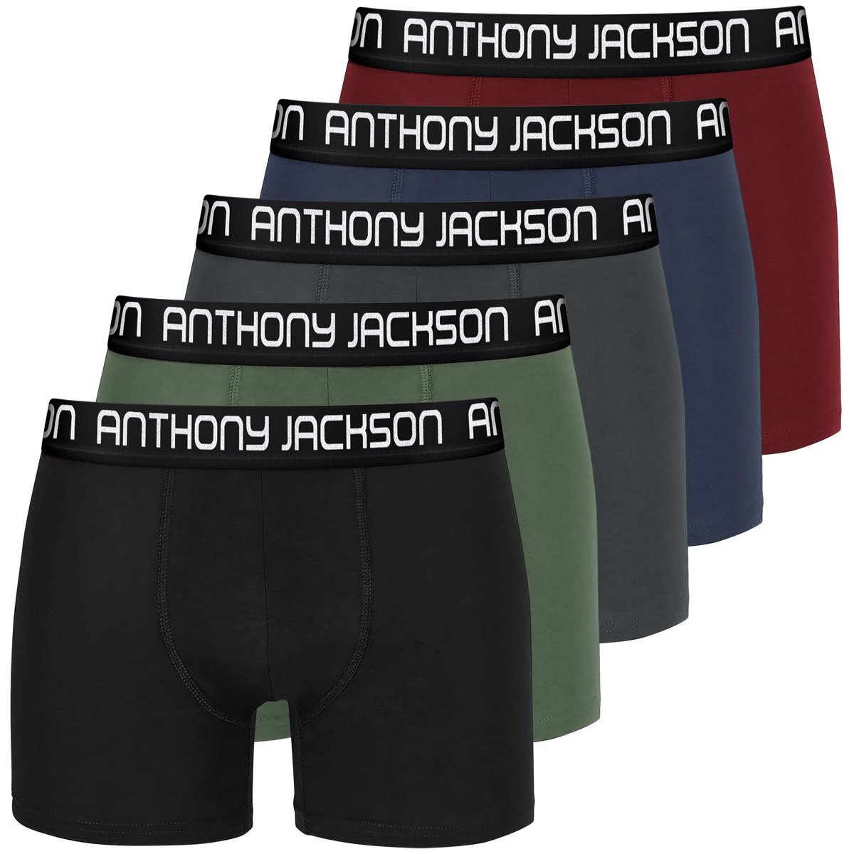 Anthony Jackson Likralı 5'li Kutu Premium Erkek Modal Boxer