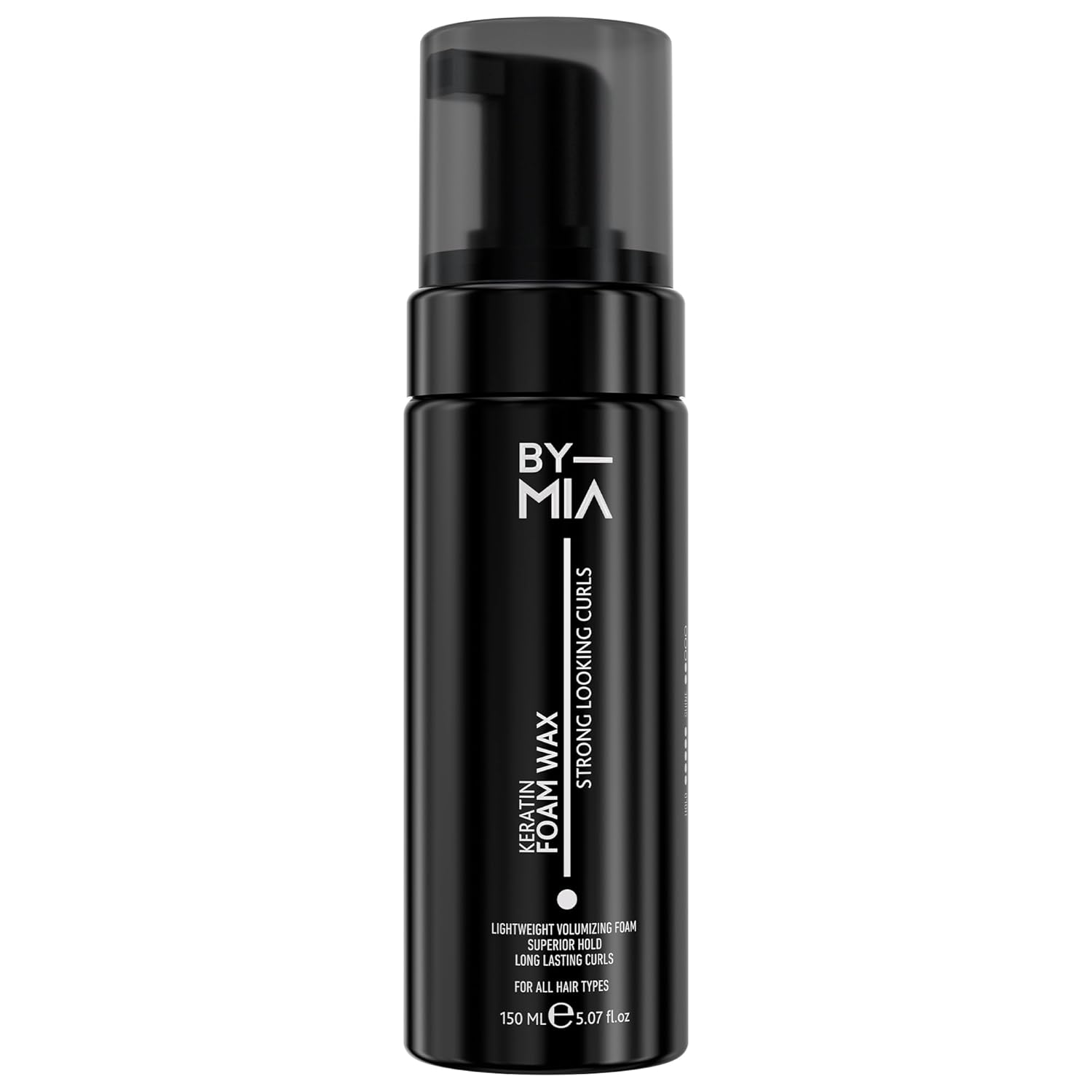BY MIA Keratin Özlü Saç Şekillendirici Köpük Wax 150ml | Güçlü ve Belirgin Dalgalı Saçlar Elde Edin | Tüm Saç Tipleri için Uygun