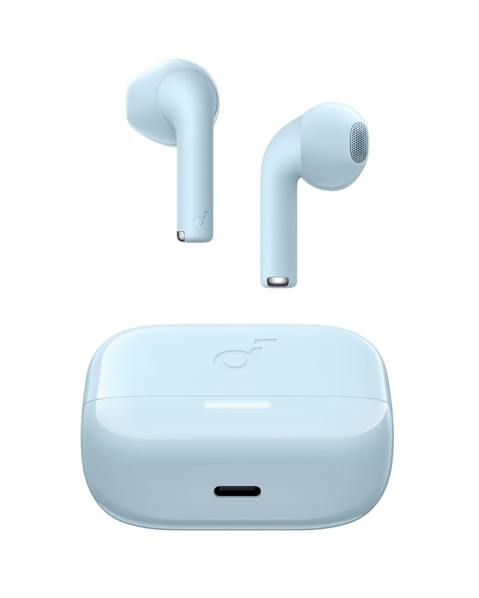 soundcore K20i by Anker, Yarı Kulak İçi Kulaklıklar, Bluetooth Kablosuz, 36H Çalma Süresi, Hızlı Şarj, Net Ses, Rahat Uyum, ENC 2-Mic Temizle Aramalar, Özel EQ, IPX5, Bluetooth 5.3, Uygulama Kontrolü