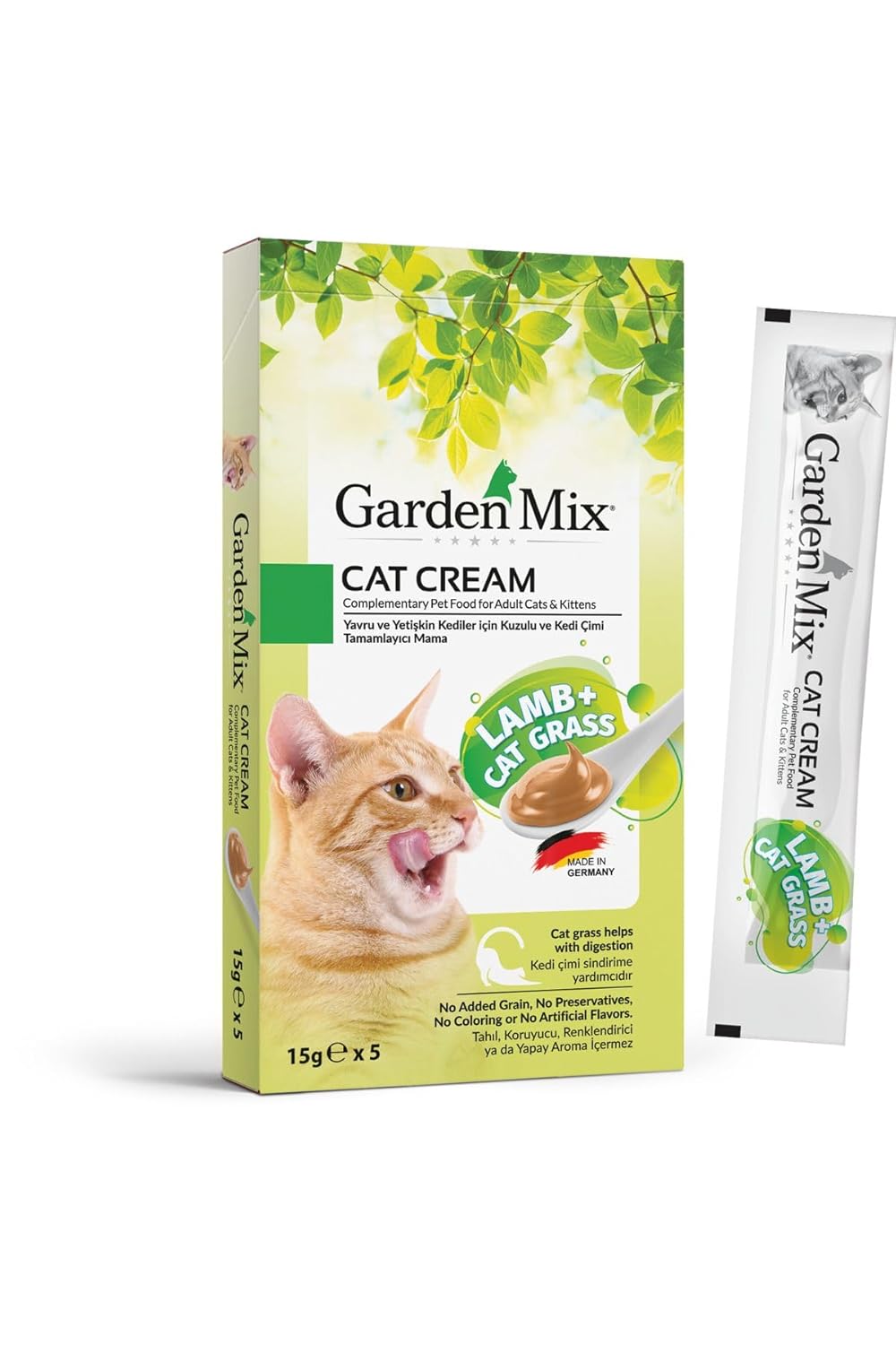 Garden Mix Kedi Kremasi Kuzu+Kedi Otu 15Gr*5