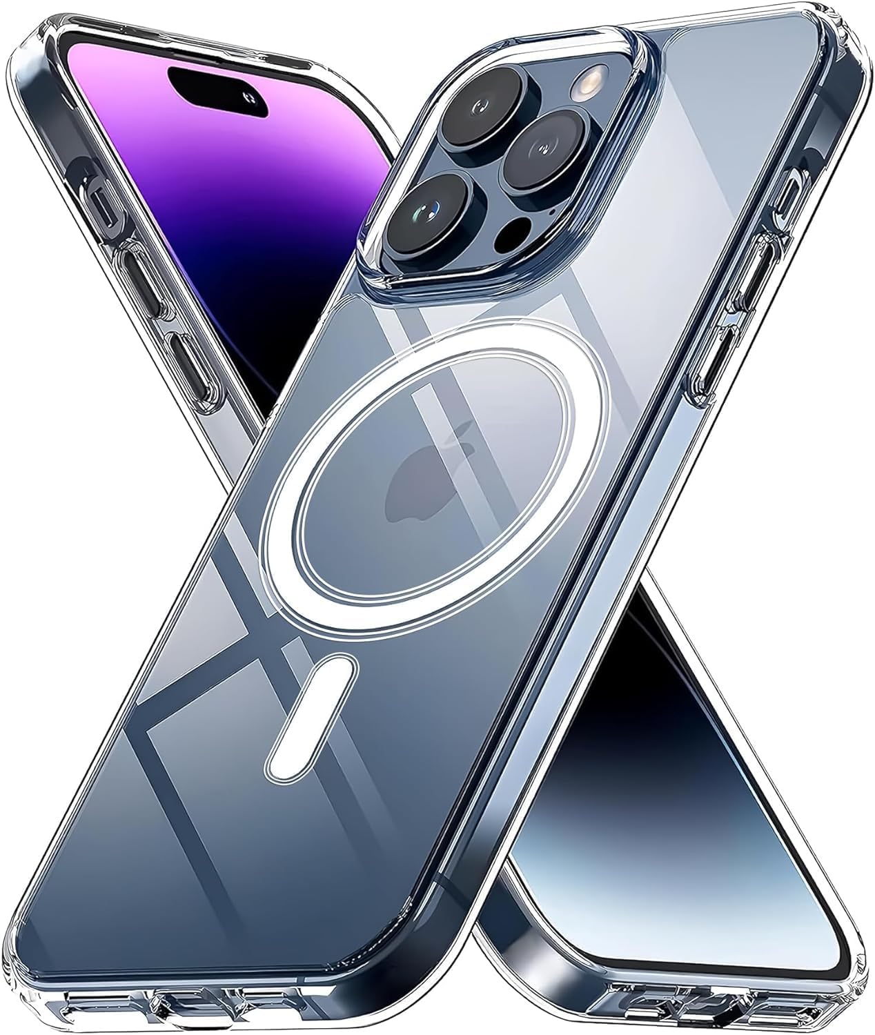 Udilla iPhone 14 Pro Max için Magsafe ile Uyumlu Kılıf Darbeye Dayanıklı Şeffaf Kapak (iPhone 14 Pro Max)