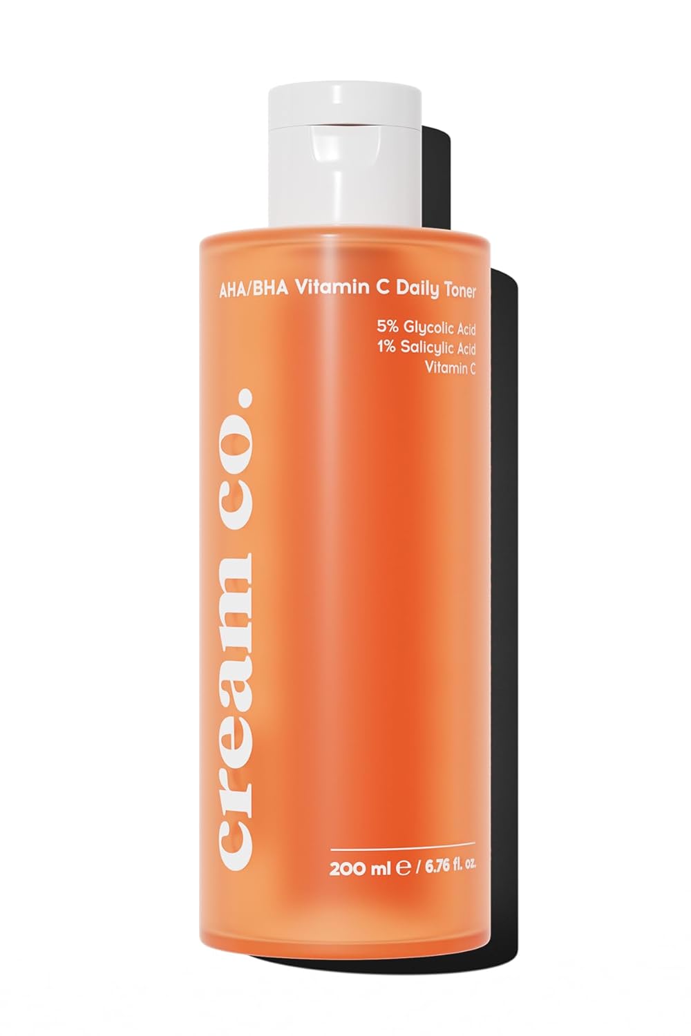 Cream Co. AHA/BHA Vitamin C Daily Toner, Akne ve Leke Karşıtı Tonik, 200 ml