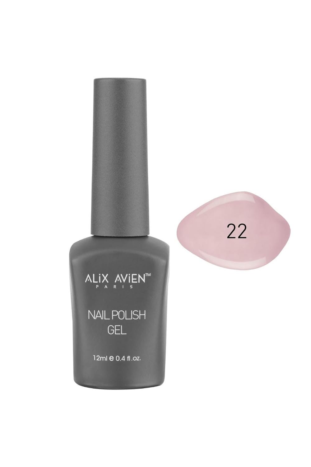 ALIX AVIEN Uv Kalıcı Nude Bej Jel Oje 22 - Gel Polish - 12 ml