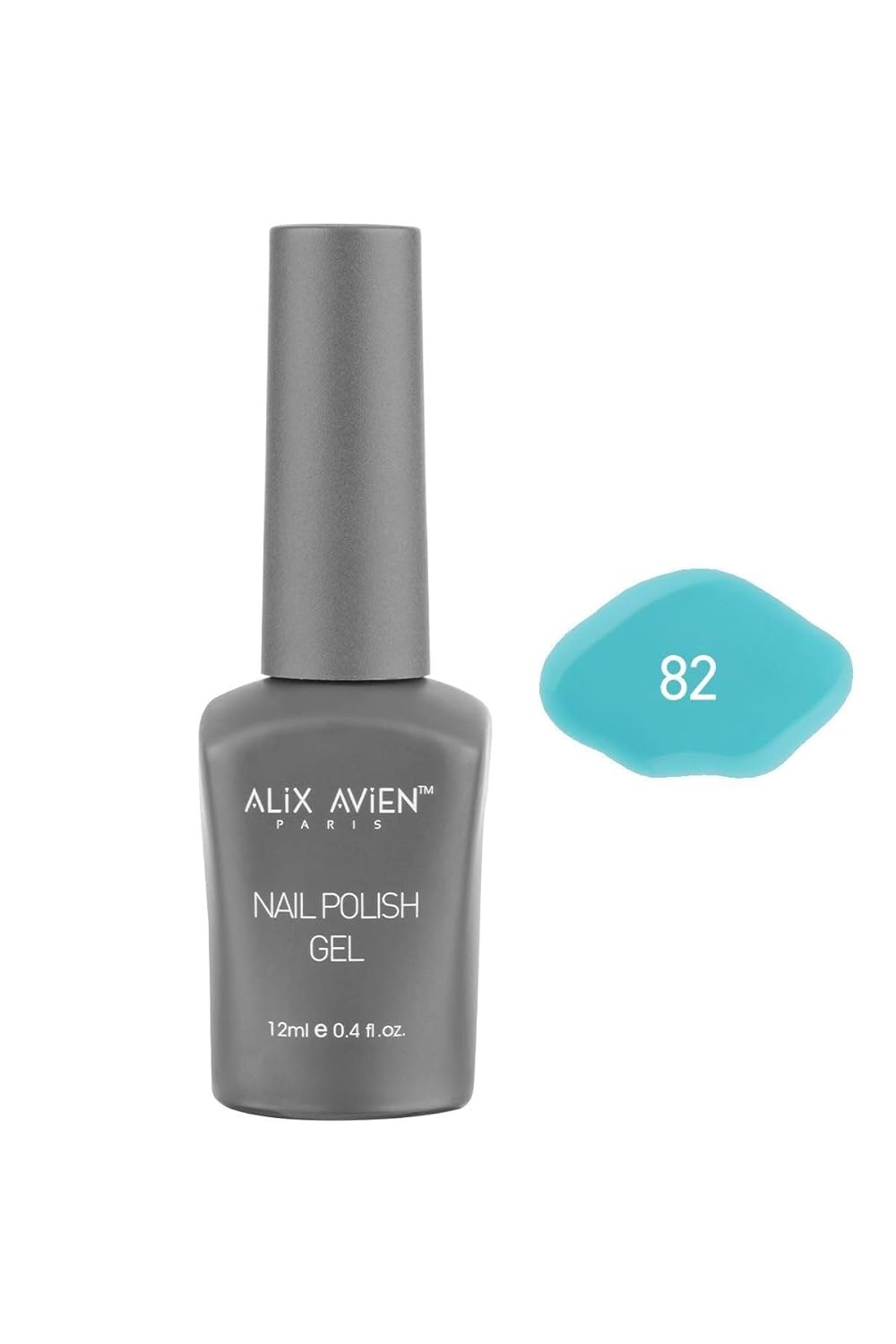 ALIX AVIEN Yeşil Mavi Kalıcı Oje 82-Yoğun Renk Veren Jel Oje 12 ml-Nail UV Gel Polish 82