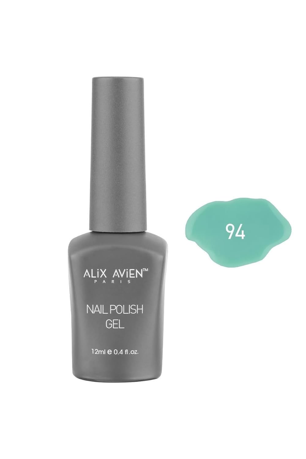 ALIX AVIEN Açık Yeşil Kalıcı Oje 94-Yoğun Renk Veren Jel Oje 12 ml-Nail UV Gel Polish 94