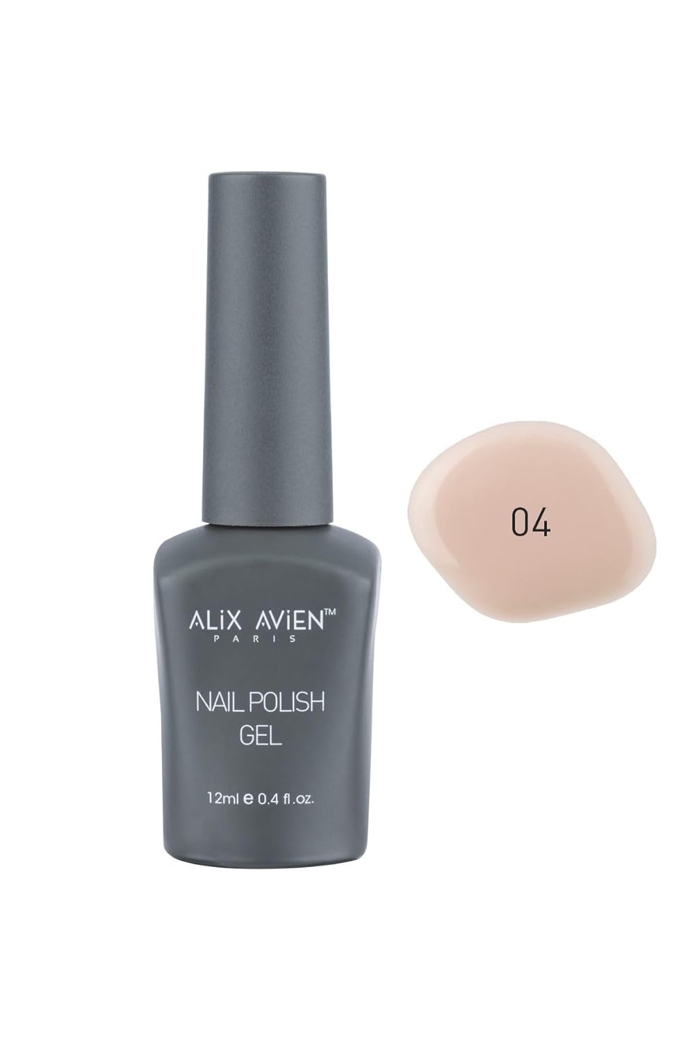 ALIX AVIEN Uv Kalıcı Bej Jel Oje 04 - Gel Polish - 12 ml
