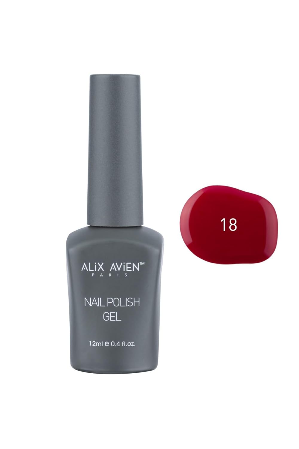 ALIX AVIEN Uv Kalıcı Kan Kırmızı Jel Oje 18 - Gel Polish - 12 ml