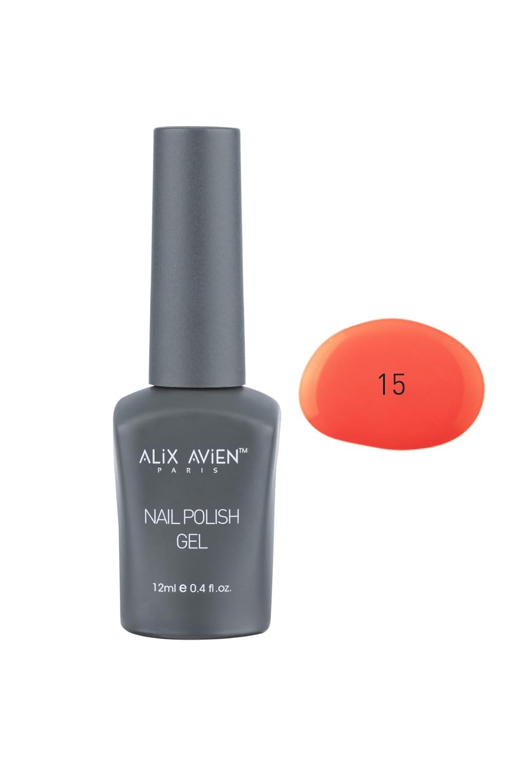 ALIX AVIEN Uv Kalıcı Mercan Jel Oje 15 - Gel Polish - 12 ml