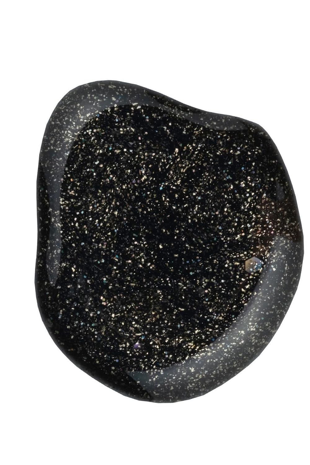 ALIX AVIEN Gold Işıltılı Siyah Kalıcı Oje 108-Yoğun Renk Veren Jel Oje 12 ml-Nail UV Gel Polish 108